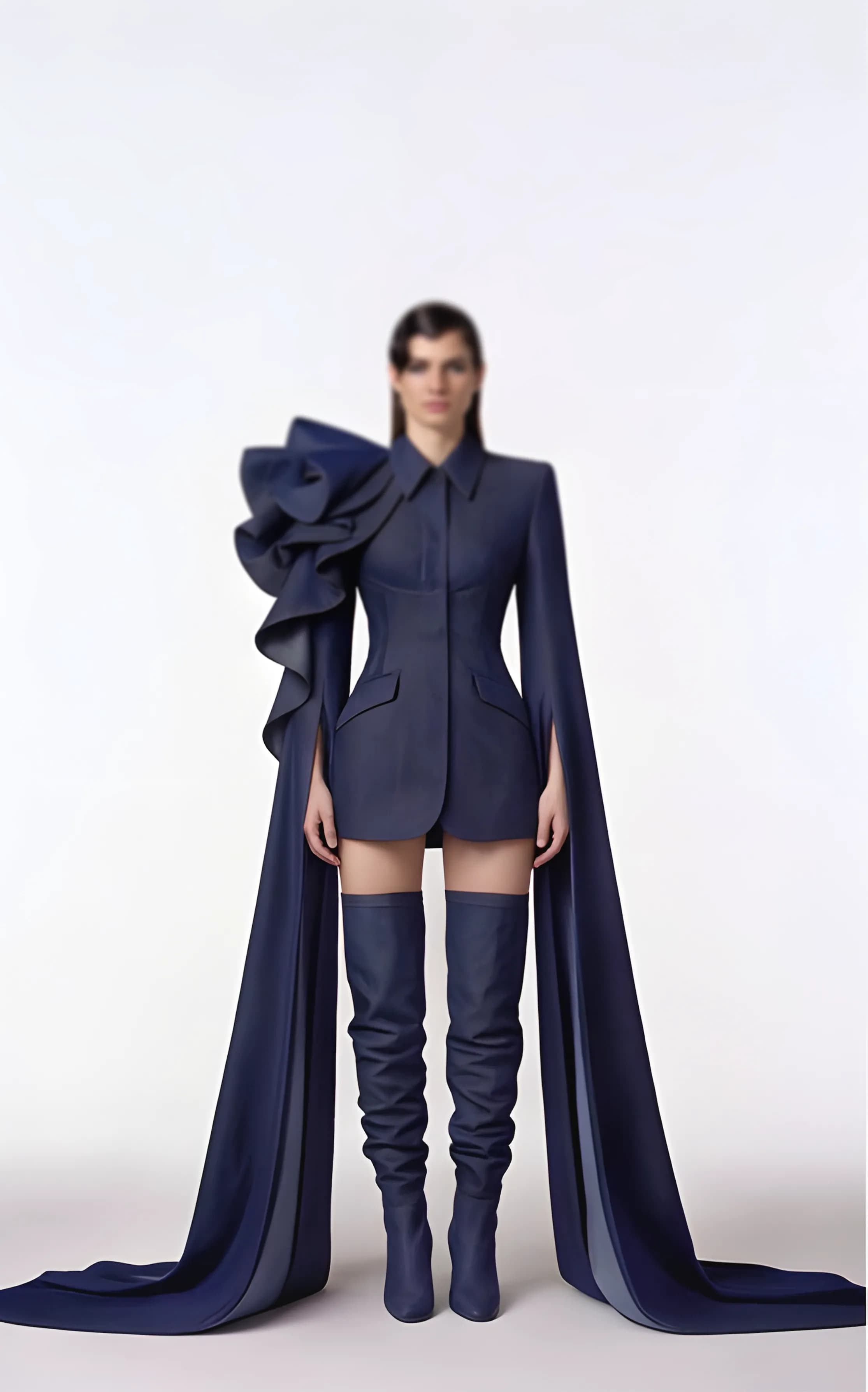 Structured shape with corseted power